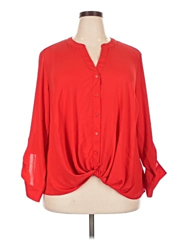 INC International Concepts 3/4 Sleeve Blouse (view 1)