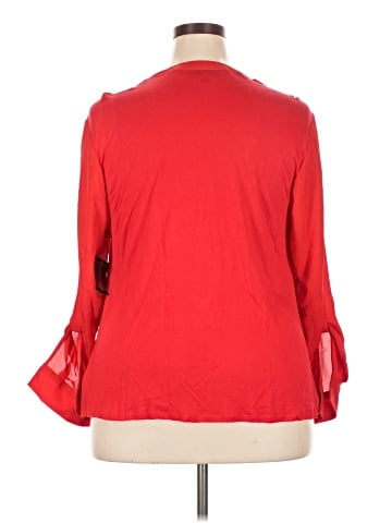 INC International Concepts 3/4 Sleeve Blouse (view 2)