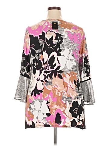 JM Collection 3/4 Sleeve Blouse (view 2)