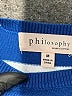 Philosophy Republic Clothing Stripes Blue Pullover Sweater Size M - photo 7