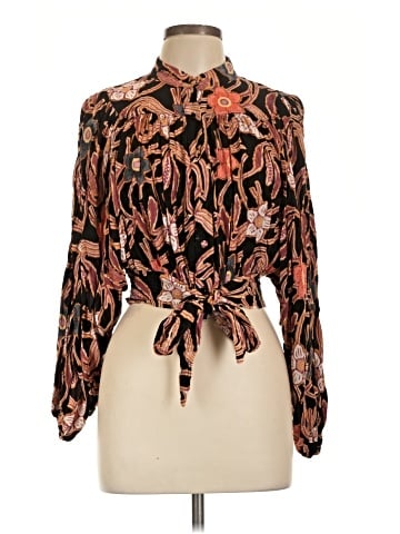 Christian Siriano New York Long Sleeve Blouse (view 1)