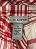Catherines 100% Rayon Plaid Red 3/4 Sleeve Blouse Size 3X - photo 7