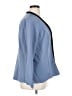 Westside 100% Polyester Solid Blue Jacket Size 16 - photo 4