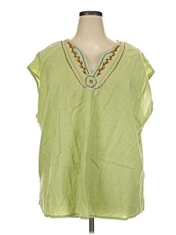 First Issue by Liz Claiborne Short Sleeve Blouse (view 1)