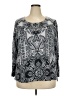 Style&Co Paisley Silver Pullover Sweater Size 3X - photo 1