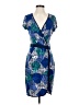 Laundry by Design Print Blue Cocktail Dress Size S - photo 1