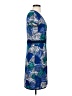 Laundry by Design Print Blue Cocktail Dress Size S - photo 4