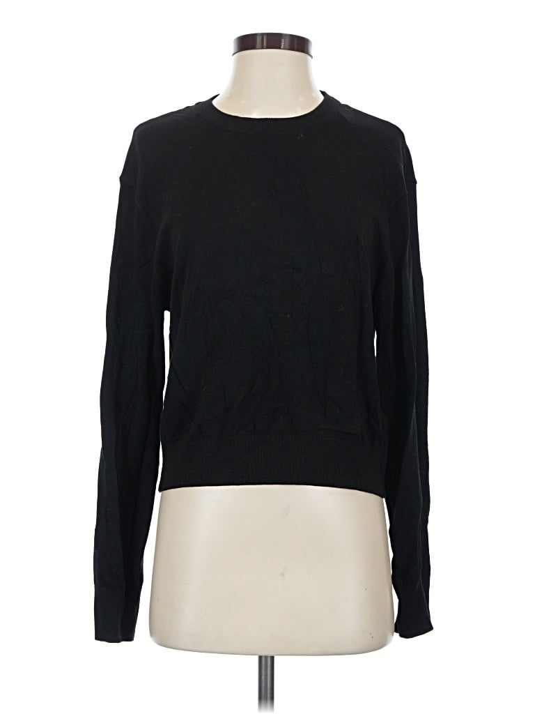 Pre-owned Divided By H&m Pullover Sweater In Black