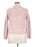 No Comment 100% Polyester Tweed Pink Pullover Sweater Size XL - photo 2