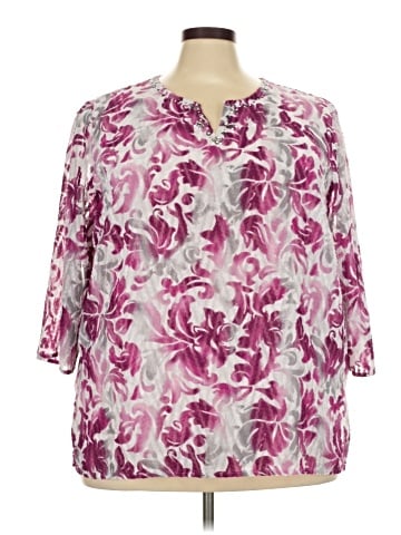 Alfred Dunner 3/4 Sleeve Blouse (view 1)