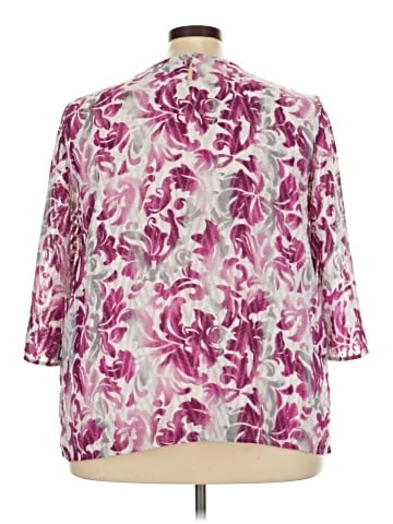 Alfred Dunner 3/4 Sleeve Blouse (view 2)