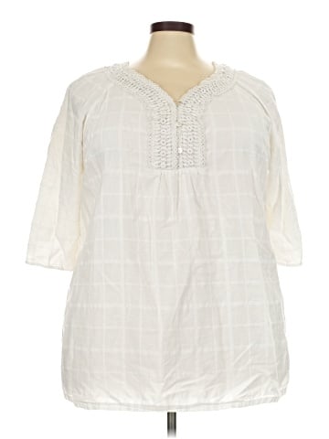 Catherines 3/4 Sleeve Blouse (view 1)