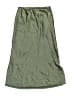 H&M 100% Polyester Solid Green Skirt Size 10 - photo 1