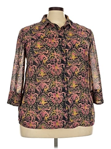 Emma James 3/4 Sleeve Blouse (view 1)