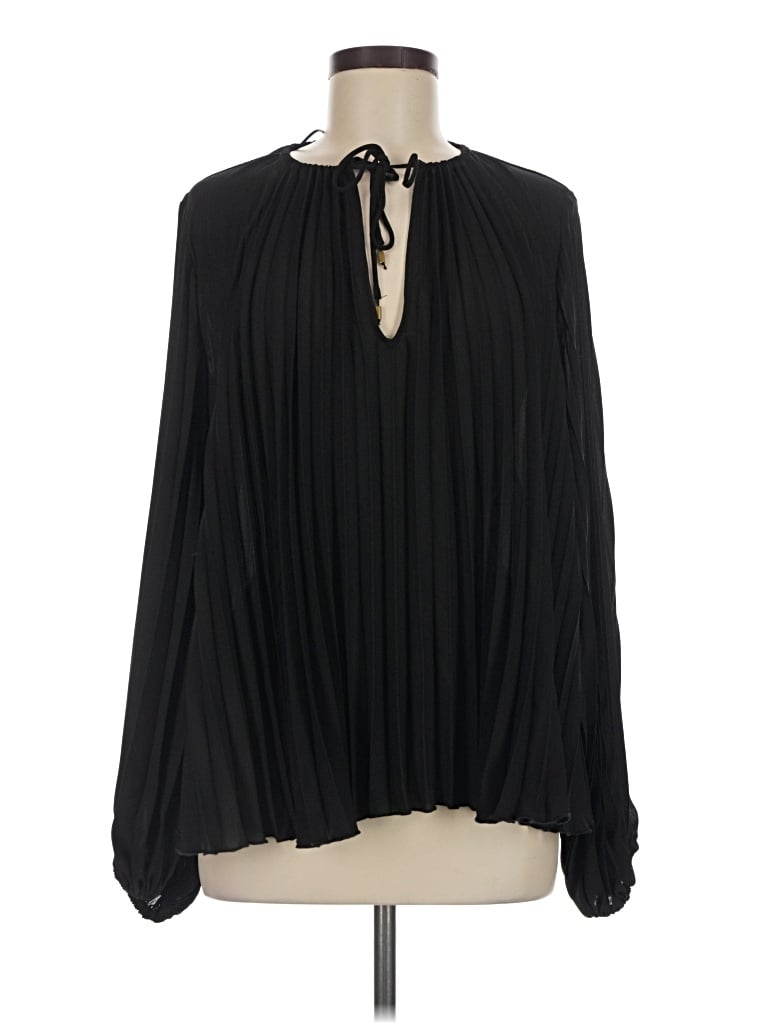 Zara Long Sleeve Blouse In Black