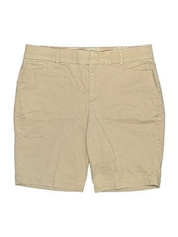 Gloria Vanderbilt Khaki Shorts (view 1)