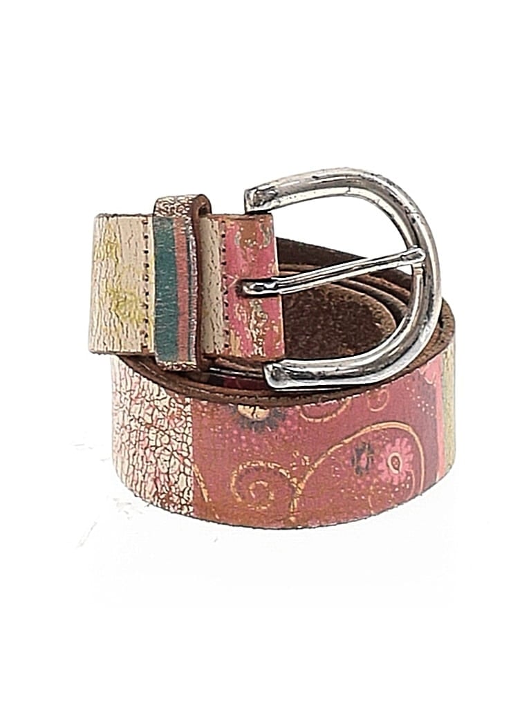 Pre-owned Fossil Leather Belt In Brown
