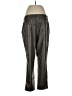 BCBGeneration 100% Polyurethane Silver Casual Pants Size L - photo 2