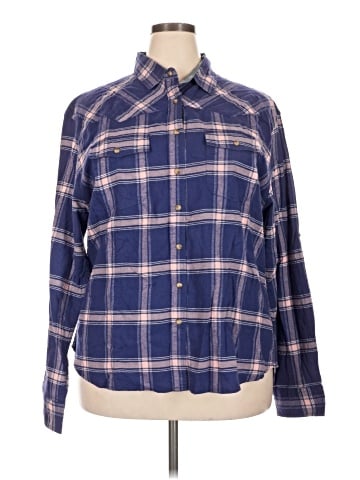 Jachs Girlfriend Long Sleeve Button-Down Shirt (view 1)