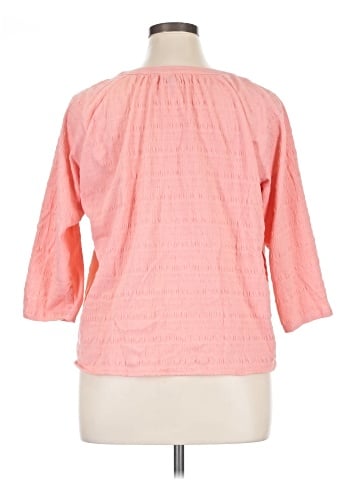 Croft & Barrow 3/4 Sleeve Blouse (view 2)