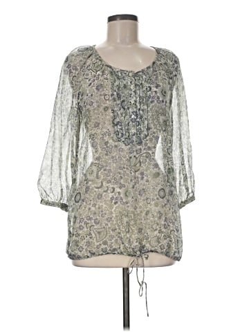 Massimo Dutti 3/4 Sleeve Blouse (view 1)