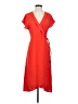 Zara Basic 100% Polyester Red Casual Dress Size S - photo 1