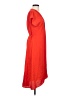 Zara Basic 100% Polyester Red Casual Dress Size S - photo 4