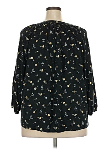 Chaps 3/4 Sleeve Blouse (view 2)