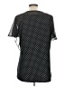 Notations Black Short Sleeve Top Size L - photo 2