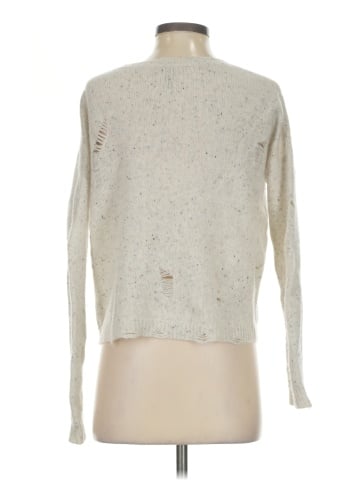 Aqua Cashmere Pullover Sweater (view 2)