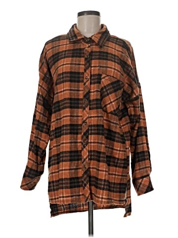 Ci Sono Long Sleeve Button-Down Shirt (view 1)
