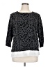 Cathy Daniels Gray 3/4 Sleeve Top Size XL - photo 1