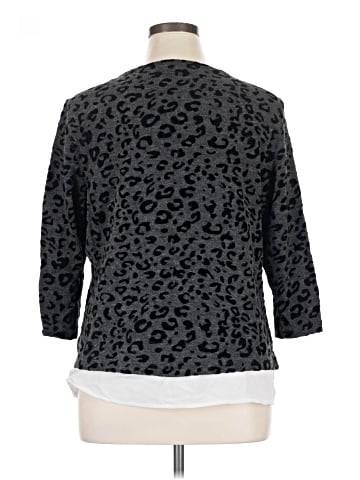 Cathy Daniels 3/4 Sleeve Top (view 2)