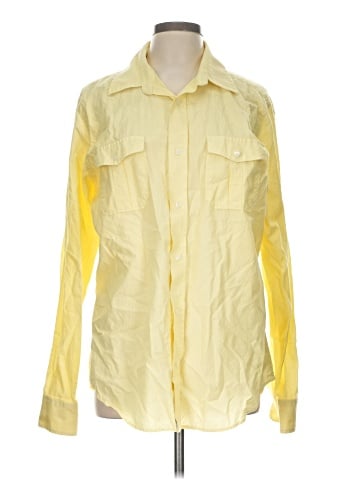 Banana Republic Factory Store Long Sleeve Button-Down Shirt (view 1)