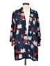 ModCloth 100% Polyester Blue Kimono Size S - photo 1