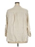 Unbranded 100% Linen Ivory 3/4 Sleeve Button-Down Shirt Size 2X (estimated) - photo 2