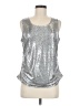 Berek Metallic Silver Sleeveless Top Size M - photo 1