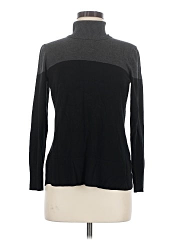 Cable & Gauge Turtleneck Sweater (view 1)