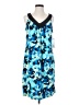 Notations Print Blue Casual Dress Size S - photo 1