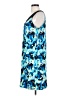 Notations Print Blue Casual Dress Size S - photo 5