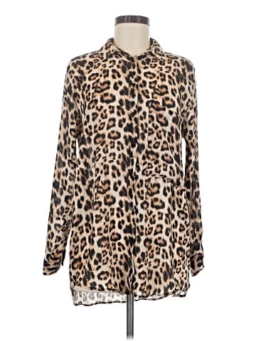 Zara Basic Long Sleeve Blouse (view 1)