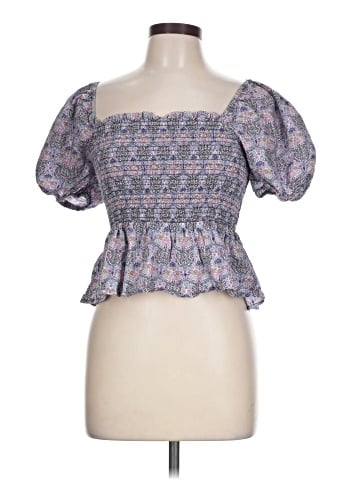 Liberty Art Fabrics for J.Crew Short Sleeve Blouse (view 1)