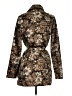 Ellen Tracy 100% Polyester Animal Print Brown Trenchcoat Size XS - photo 2