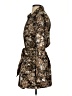 Ellen Tracy 100% Polyester Animal Print Brown Trenchcoat Size XS - photo 5