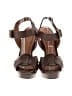 Zara 100% Leather Brown Sandals Size EU 41 - photo 2