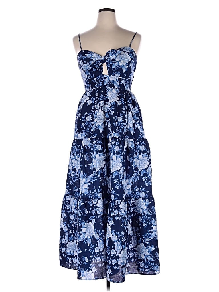 Pre-owned Trixxi Casual Dress In Blue