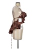 ASOS 100% Polyester Brown Sleeveless Top Size 4 - photo 4