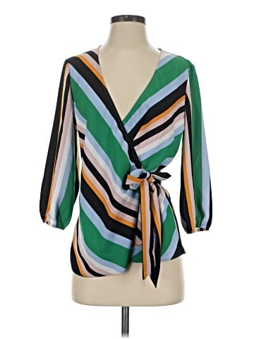 Bar III 3/4 Sleeve Blouse (view 1)