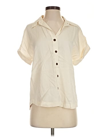 Banana Republic Factory Store Short Sleeve Blouse (view 1)