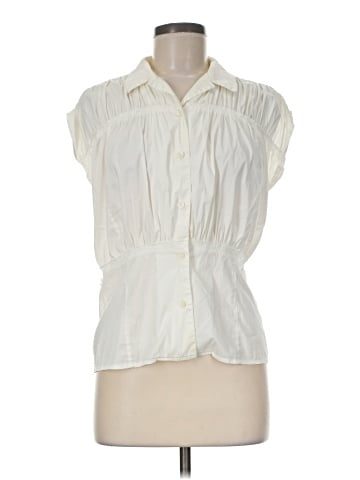 Doncaster Collection Sleeveless Button-Down Shirt (view 1)